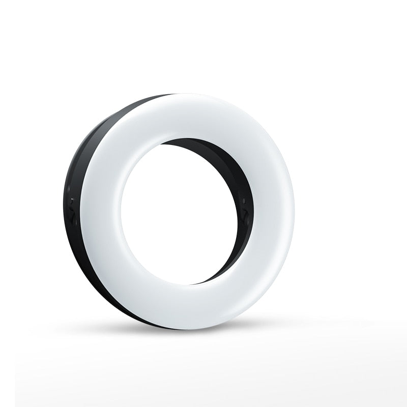 USB Charge Led Selfie Ring Light Mobile Phone Lens LED Selfie Lamp Ring for iPhone Samsung Xiaomi  Phone Tablet Selfie Light