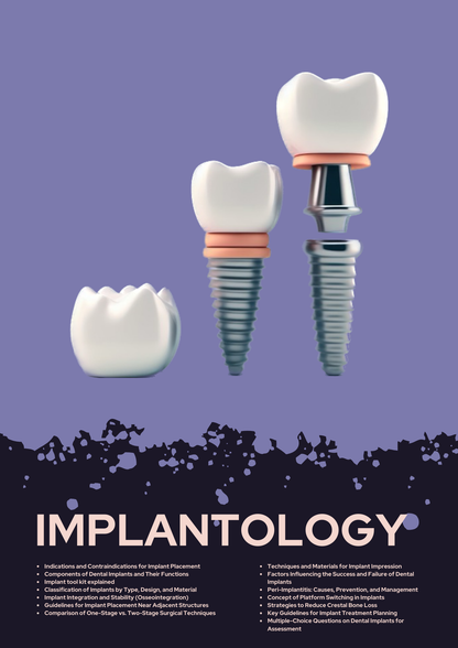 Implantology Guide PDF & Clinical Scenarios with Explanations