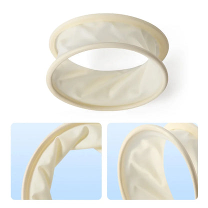 Set of 10 Oral Cheek Rubber Barrier Openers in White/Blue