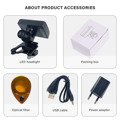 5W Wireless LED Headlight With Clip