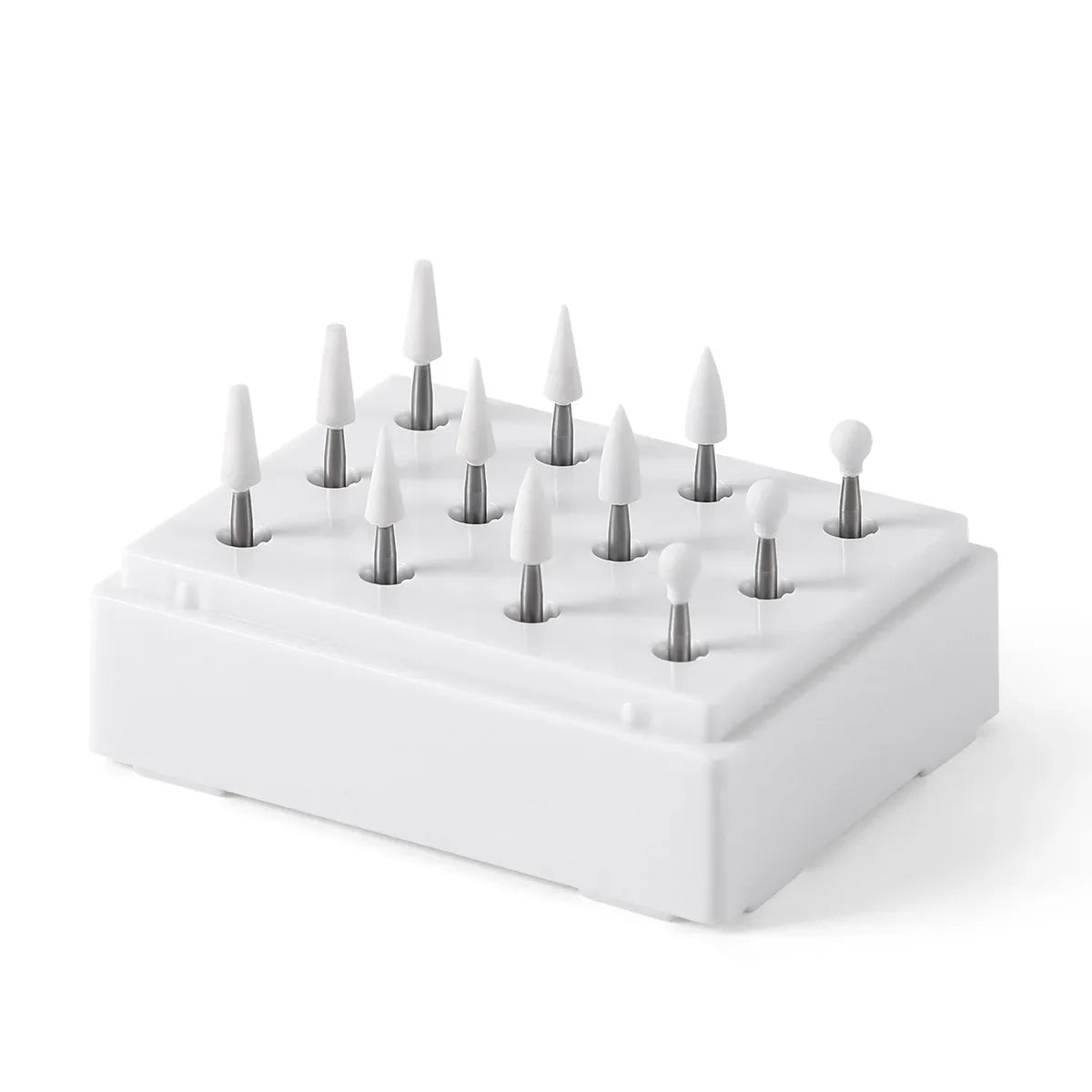 Stone Grinder White/Green Polishing Burs