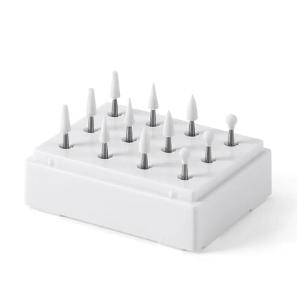Stone Grinder White/Green Polishing Burs