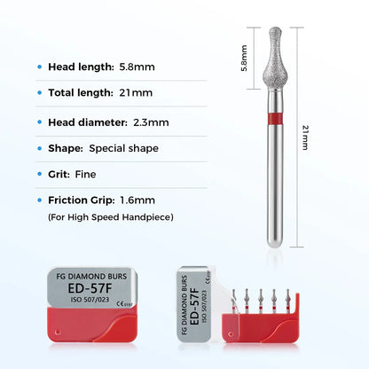 JOTA 893 Diamond Burs 5 Pcs