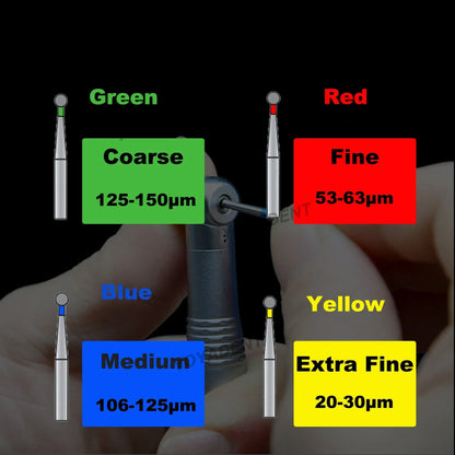 End-Cutting Diamond Bur 10pcs
