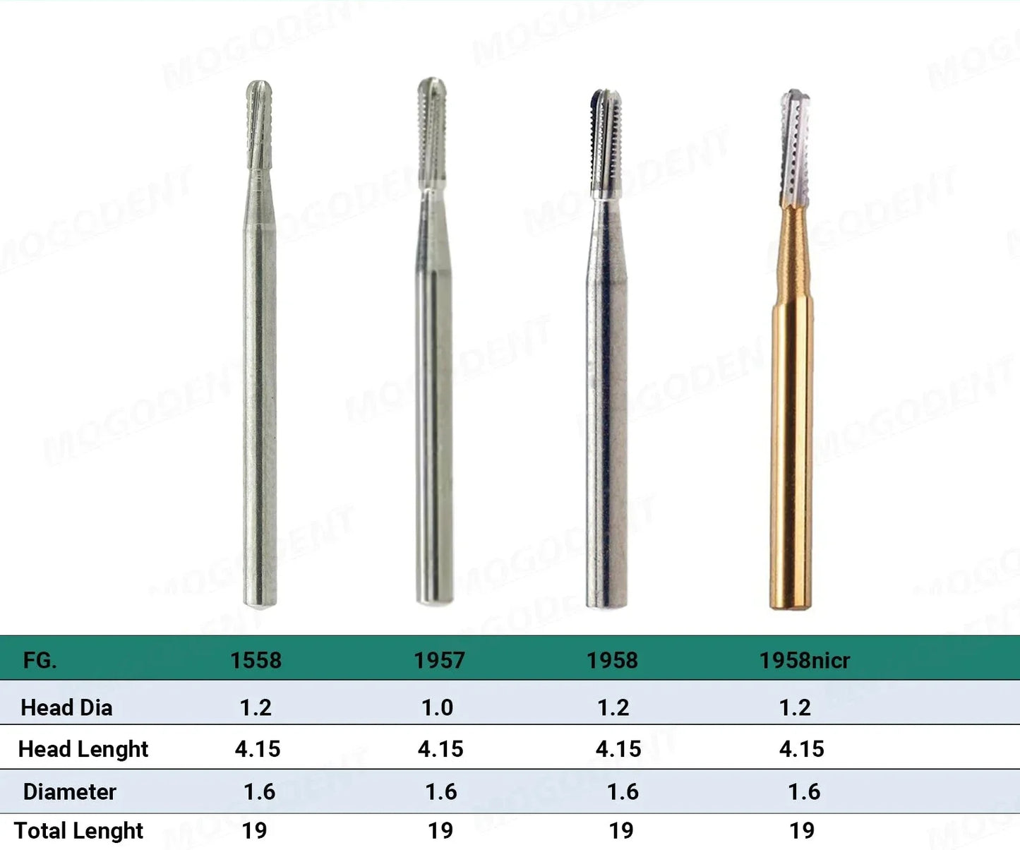 Transmetal Cutting Burs