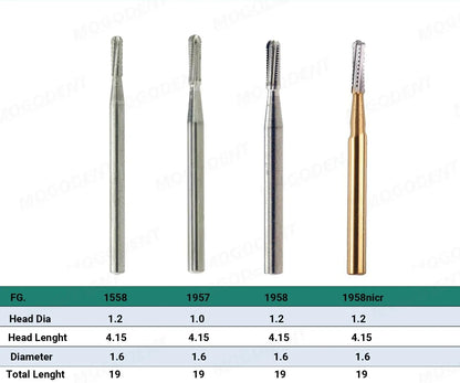 Transmetal Cutting Burs