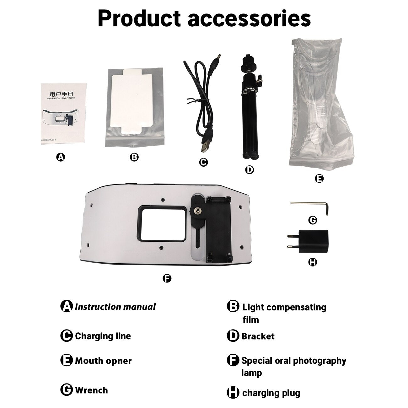 Dental Photography Oral Filling Lamp  Flash Light Supply Bright Environment Photo Macro Intraoral Light Dentistry
