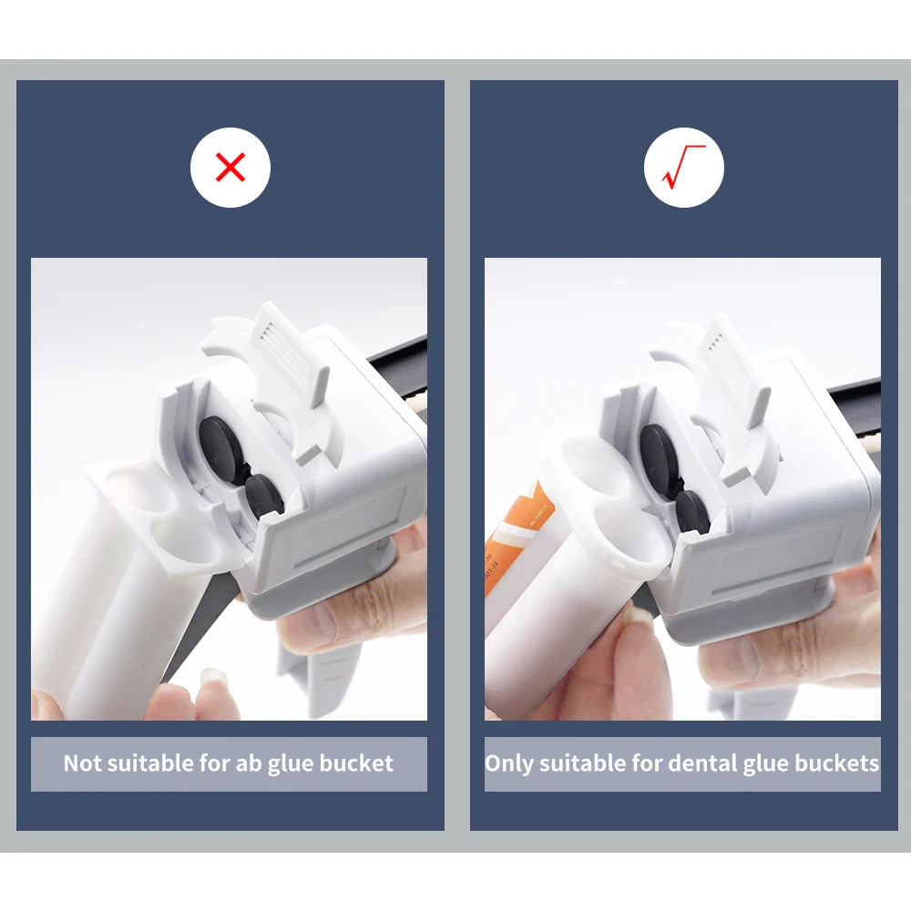 Dental Impression Mixing Dispensing Gun