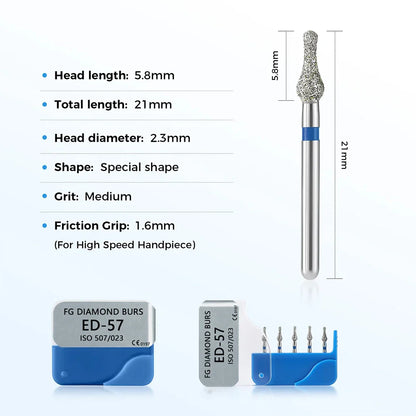 JOTA 893 Diamond Burs 5 Pcs